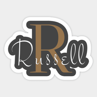 I am Russell Sticker